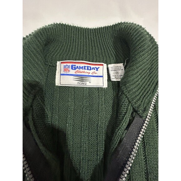 Vintage Green Bay Packers NFL Sweater Full Zip Adult Medium Game Day P2 - Picture 6 of 12